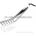 Stainless steel pasta tongs